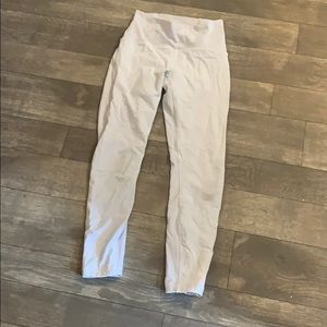 White Lululemon Train Times